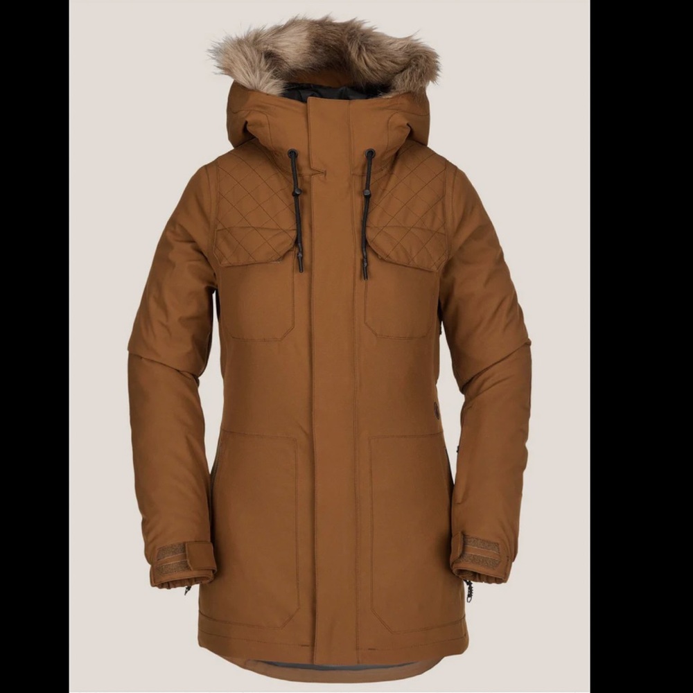 VOLCOM Shadow Insulated Jacket - Women's Medium in Copper